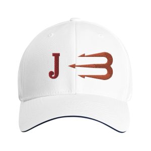 J B Team Sports Tech Cap | Beechfield B195R white  french navy